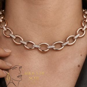 Collier en rose gold